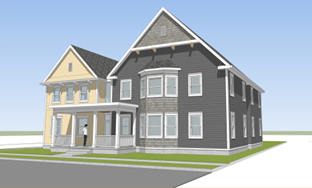 Concept art of home on 177 Sumner Place Buffalo