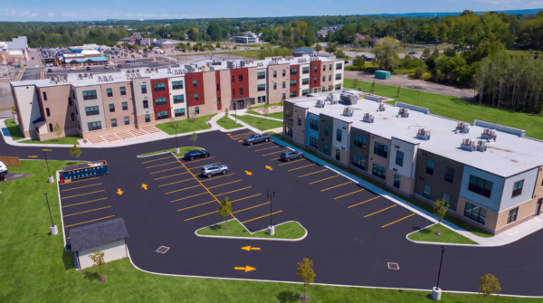 CSS Construction was selected to build (64) affordable units. Note: Application pending HHAP, Erie County HOME Funding (was awarded) NYS HCR 9% tax credits.)