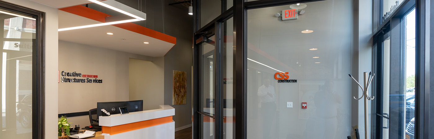 CSS Construction Reception front desk