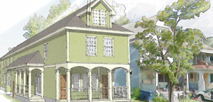 2017 Bailey Avenue front drawing