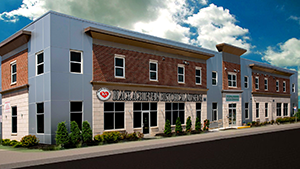 Front view of Bellamy Commons