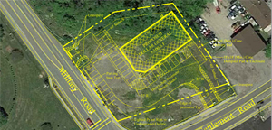 Blue print of Dollar General, Town of Niagara, New York